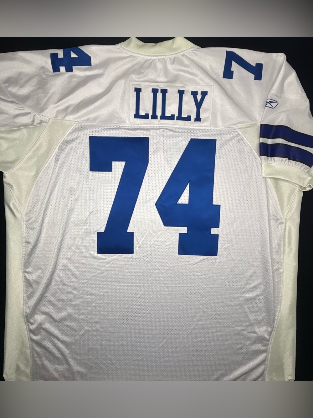 Rare Reebok Dallas Cowboys Bob Lilly #74 Authentic Jersey Mens